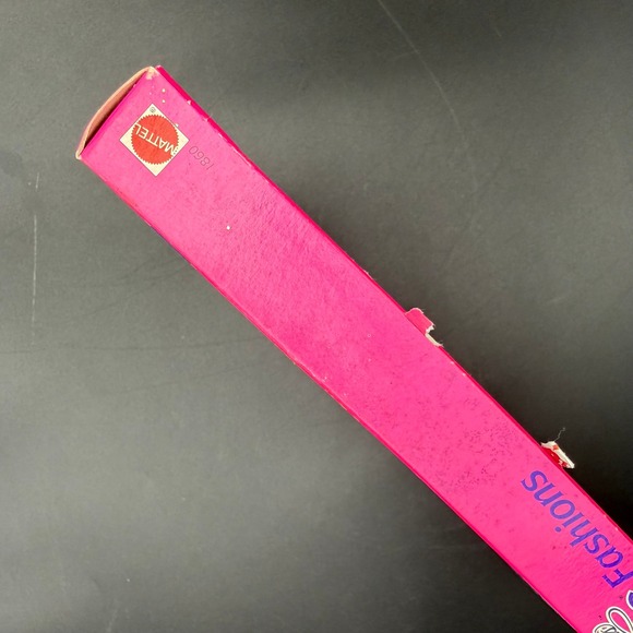 Barbie Fashions 1986 Jewel Secrets Gown Purse 1860 Mattel NIB Box Dmg Vintage - Picture 12 of 16